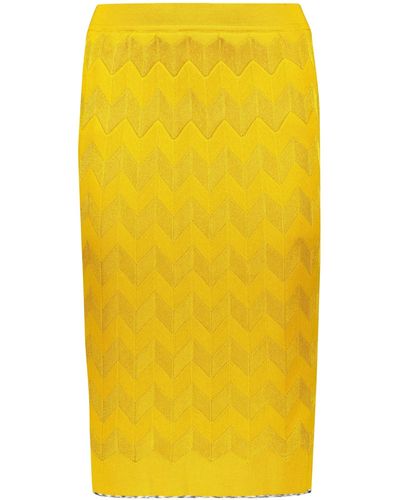 Missoni Knit Skirt - Yellow