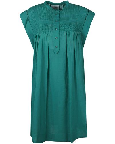 Isabel Marant Leazali Shirt Dress - Green