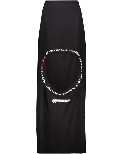 Burberry Long Skirt - Black