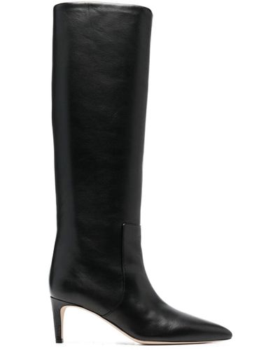 Paris Texas Stiletto 60mm Leather Boots - Black