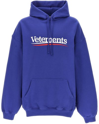 Vetements Campaign Logo Sweatshirt - Blue