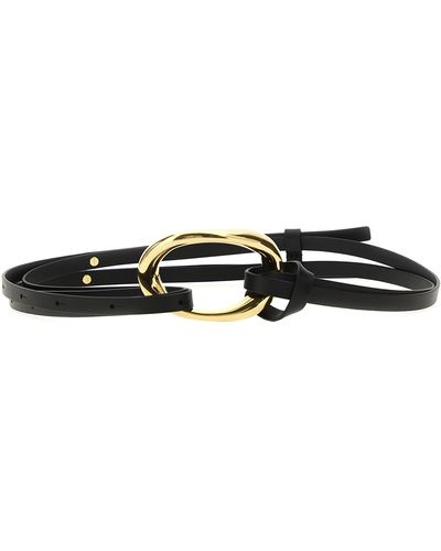 Jil Sander Leather Belt Belts - Black
