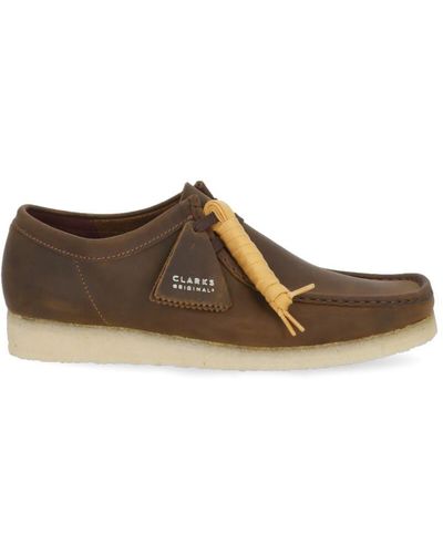 Clarks Flat Shoes - Brown