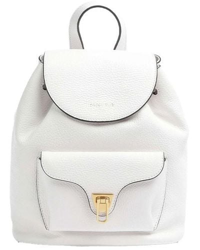 Coccinelle Beat Soft Backpack - White