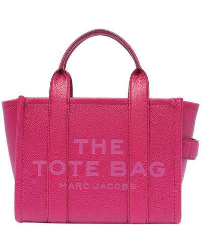 Marc Jacobs The Leather Small Tote Bag - Pink