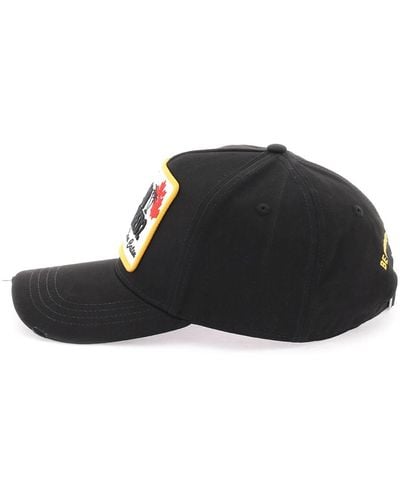 DSquared² Baseball Cap With Patch - Black