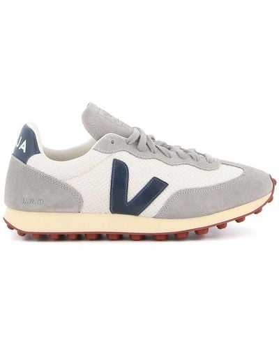 Veja Rio Branco Leather-trimmed Alveomesh And Suede Sneakers - Multicolor