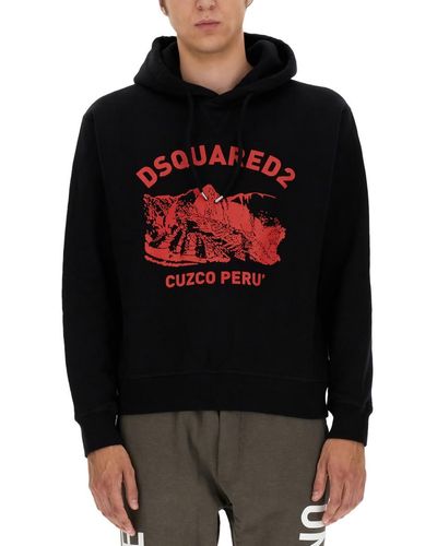 DSquared² Sweatshirt D2 Cuzco - Black