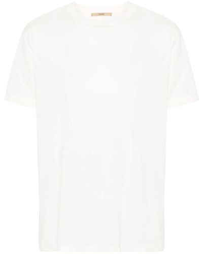 Nuur Short Sleeves Crew Neck T-Shirt - White