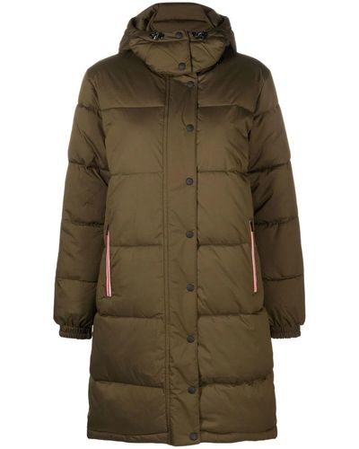 PS by Paul Smith Long Fibre Down Jacket - Green