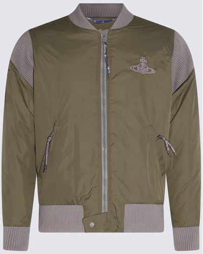 Vivienne Westwood Nylon Down Jacket - Green