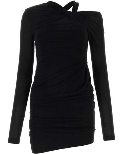 Helmut Lang Viscose Mini Dress - Black