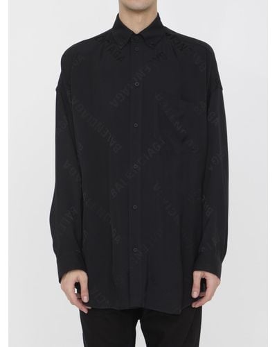 Balenciaga Cocoon Shirt - Black