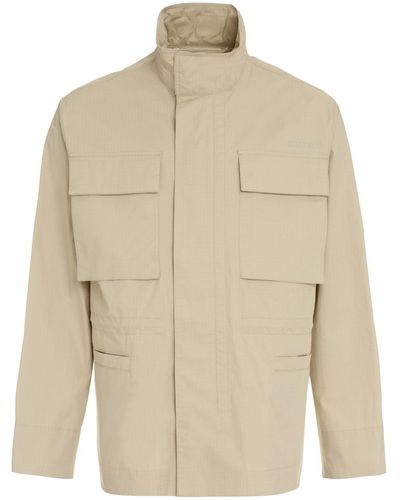 Off-White c/o Virgil Abloh Multi-pocket Cotton Jacket - Natural