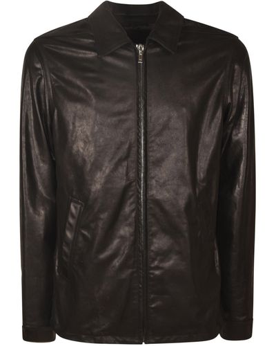Rick Owens Classic Zipped Jacket - Black