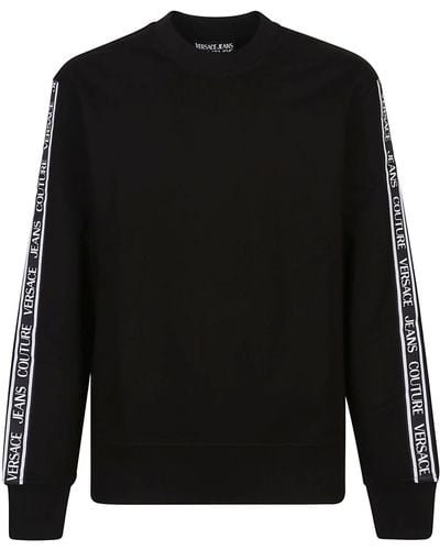 Versace Tape Sweatshirt - Black