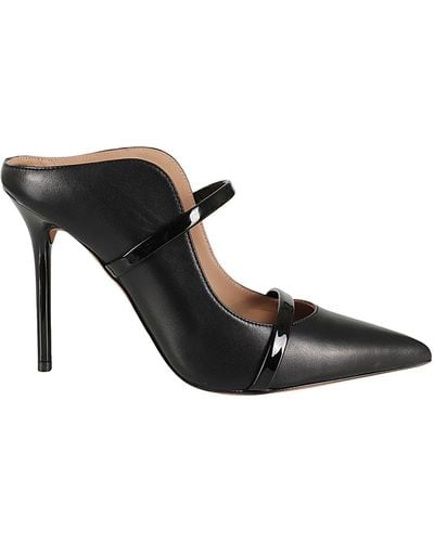 Malone Souliers Maureen 100mm Leather Mules - Black