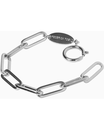 FEDERICA TOSI Bracelet Square Silver - Metallic