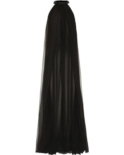 Tom Ford Silk Maxi Dress - Black
