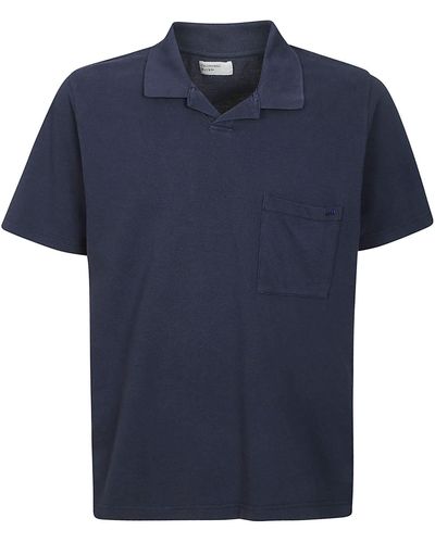Universal Works Vacation Polo - Blue