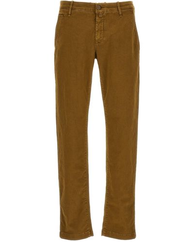 Men's Nick Orange Velvet Pants brown | Jacob Cohën™ US