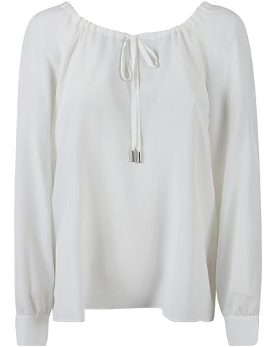 Boutique Moschino Boat Neck Blouse - Grey