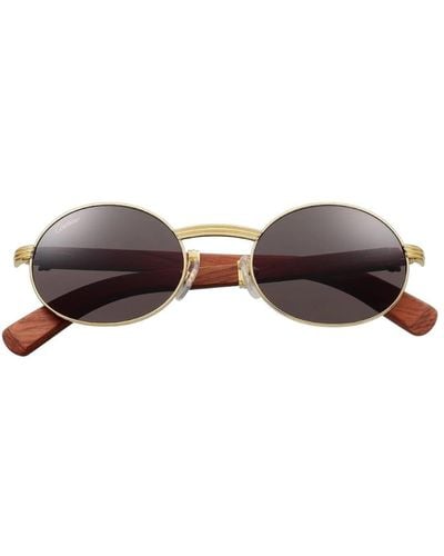 Cartier Ct0464S Sunglasses - Brown