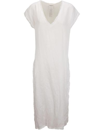 P.A.R.O.S.H. Long Dress - White