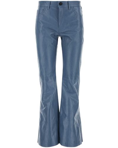 Marni Air Force Leather Pant - Blue