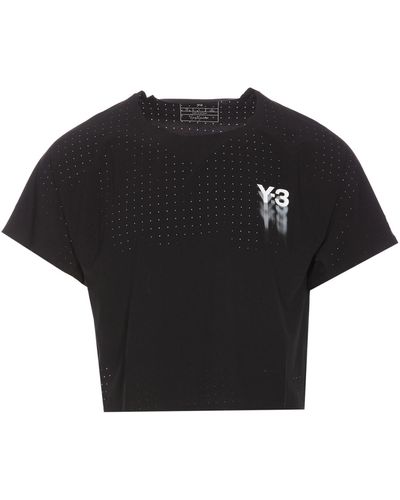 Y-3 Y-3 T-shirts And Polos - Black