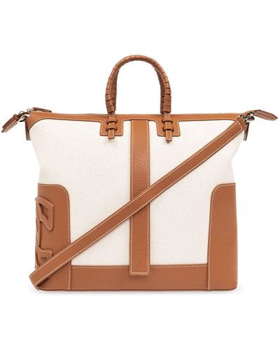 Casadei C-style Zipped Tote Bag - Multicolor