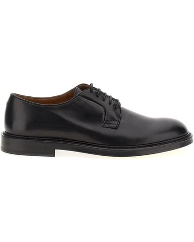 Doucal's Leather Derby - Black