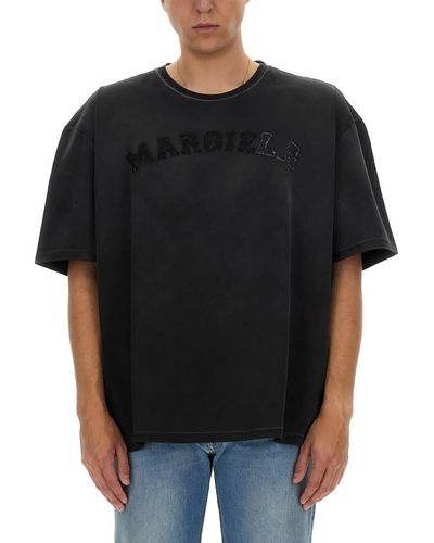 Maison Margiela Jersey T-Shirt - Black