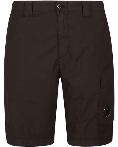 C.P. Company 50 Fili Stretch Cargo Shorts - Gray