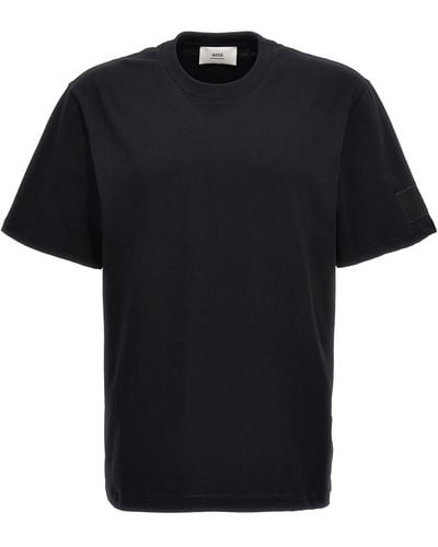Ami Paris Fade Out T-shirt - Black