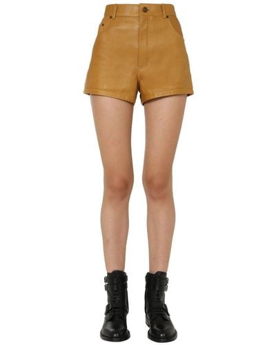 Saint Laurent High Waist Shorts - Multicolor