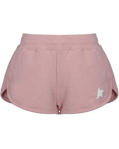 Golden Goose Sports Shorts With Star - Pink