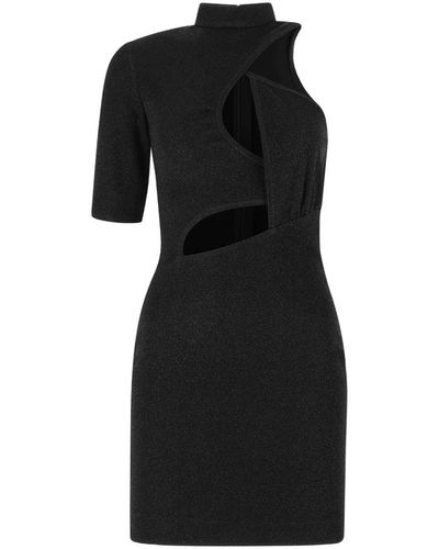 Stella McCartney Slate Polyester Blend Mini Dress - Black