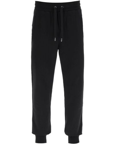 Dolce & Gabbana jogger Pants With Rear Logo Print - Black