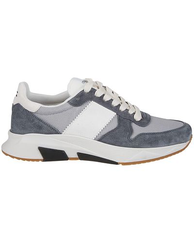 Tom Ford Jago Low Top Trainers - Grey
