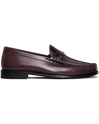 Celine Triomphe Loafers - Brown