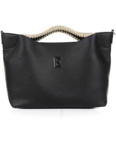 Ermanno Scervino Rachele Leather Handbag - Black