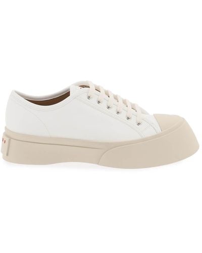 Marni Leather Pablo Sneakers - White