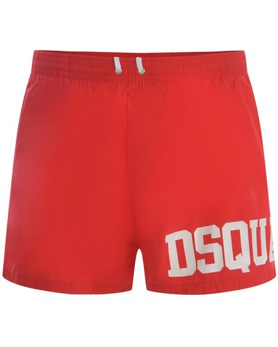 DSquared² Swimsuit Made Of Nylon - Red
