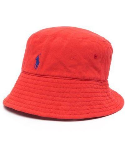 Polo Ralph Lauren Bucket Hat - Red