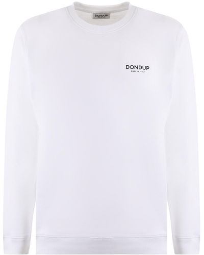 Dondup Cotton Sweatshirt - White