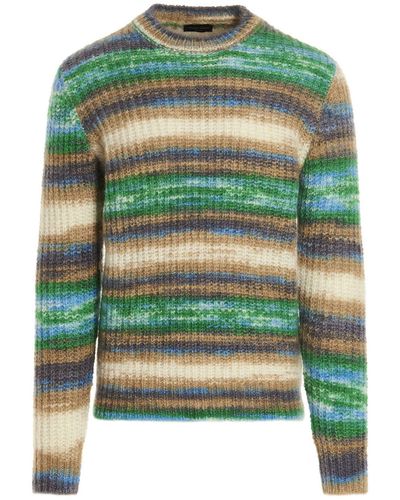Roberto Collina Patterned Sweater - Green