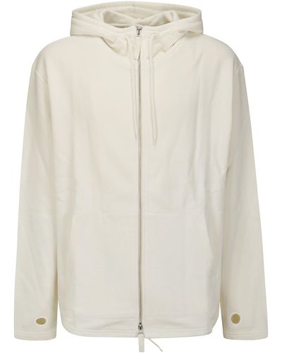 Helmut Lang Zip Hoodie - White