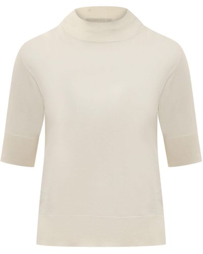 Jil Sander Cashmere And Silk Sweater - White