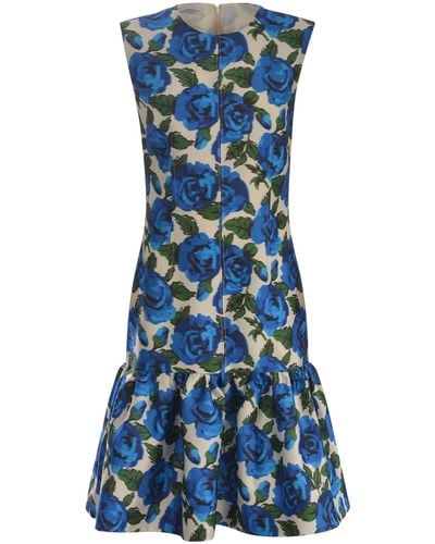 Philosophy Di Lorenzo Serafini Dress Philosophy "flower Bloom" - Blue